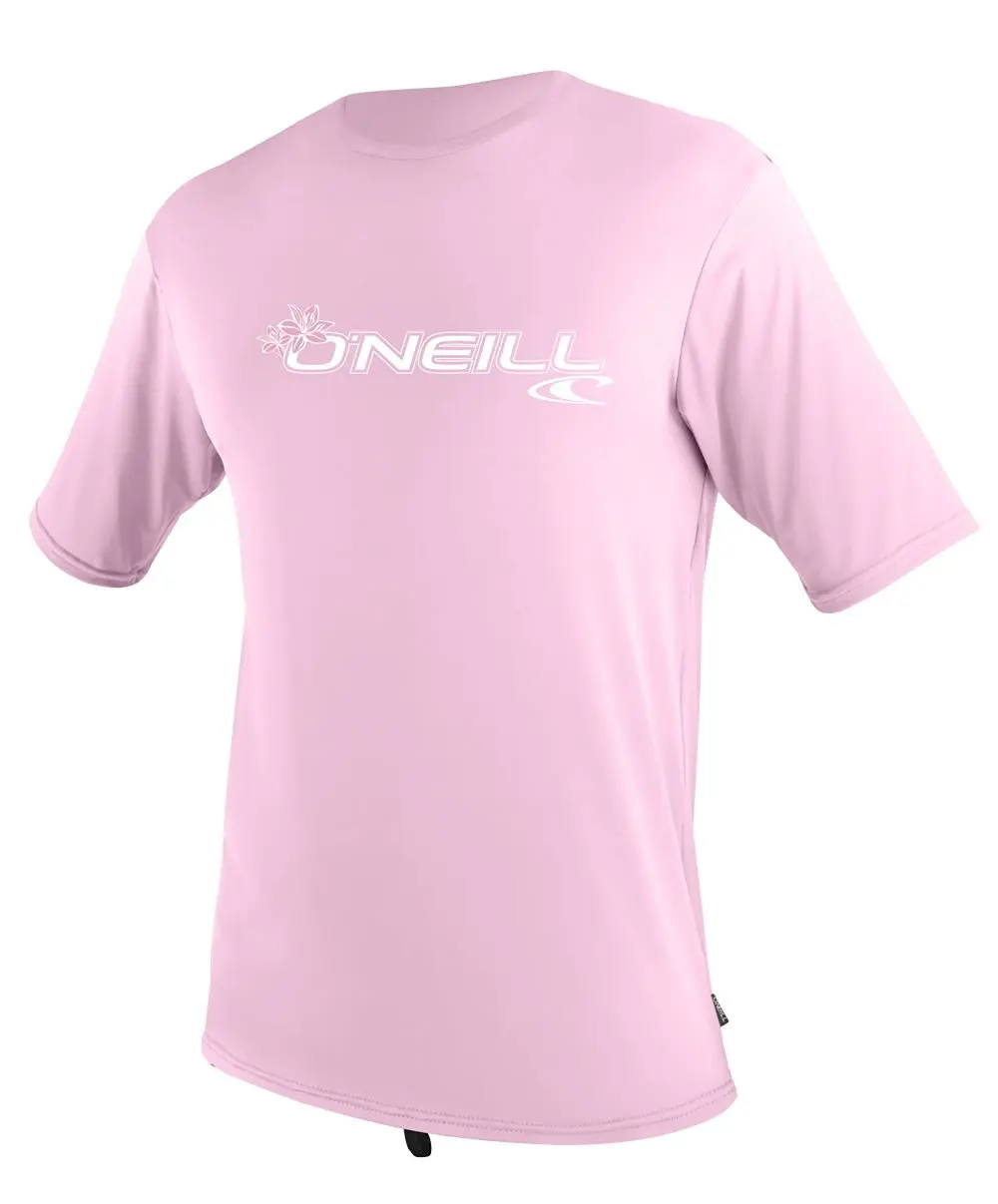 Youth Girls Short Sleeve UPF 50+ Swim Shirt Beach Depot UV Sun Protection Made in USA Kids and Toddler Swimming Tees