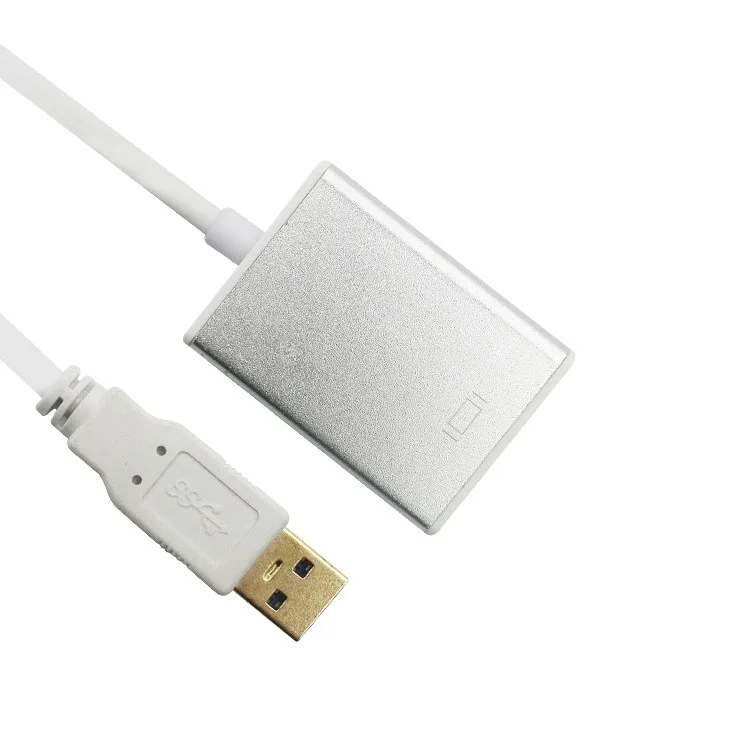 Best Price Silver High Speed Usb 3.0 To Hdmi Female Converter Adapter
