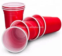 

Colorful Disposable red cups beer pong ,party cup,plastic beer cups