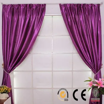 Satin Drapery Fabric Purple Satin Fabric