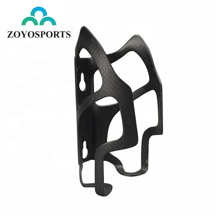 

ZOYOSPORTS Super-light Road MTB Bike Carbon Water Bottle Cage Full Carbon Fiber Cycle Bicycle Bottle Holder, Black/ can be customized