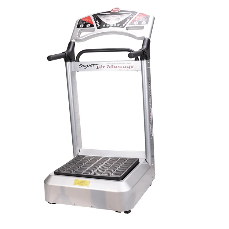 

Power fit massager Slim whole Body Vibration Platform Exercise Crazy Fit Machine, Silver,black