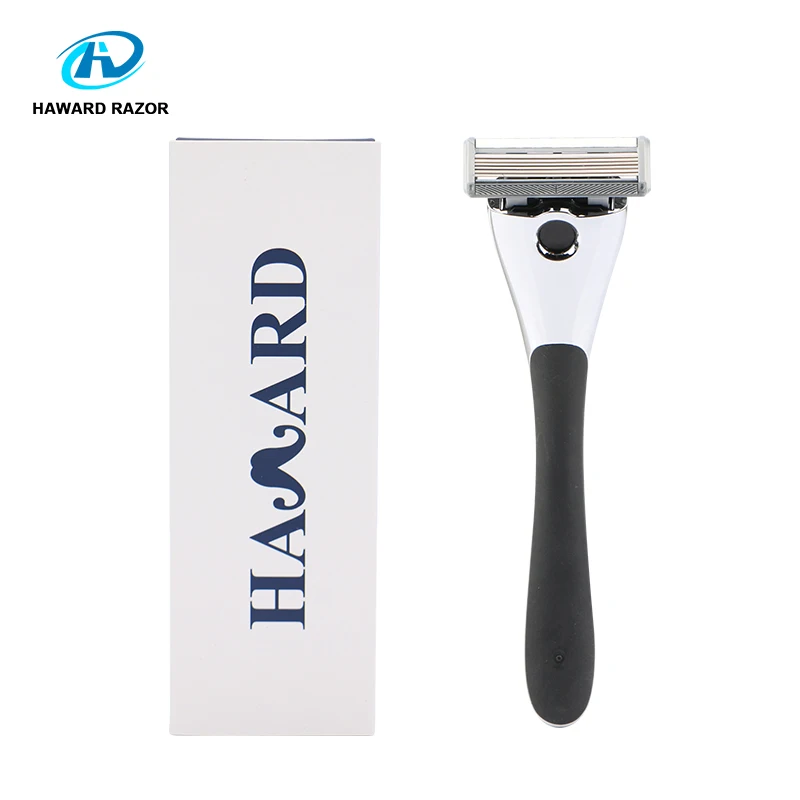 

New design wholesale men shaver razor 6 blade razor cartridges six blade system razor with 1 trimmer