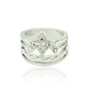 china jewelry wholesale Women 18K Plated CZ Brass cz micro pave ring