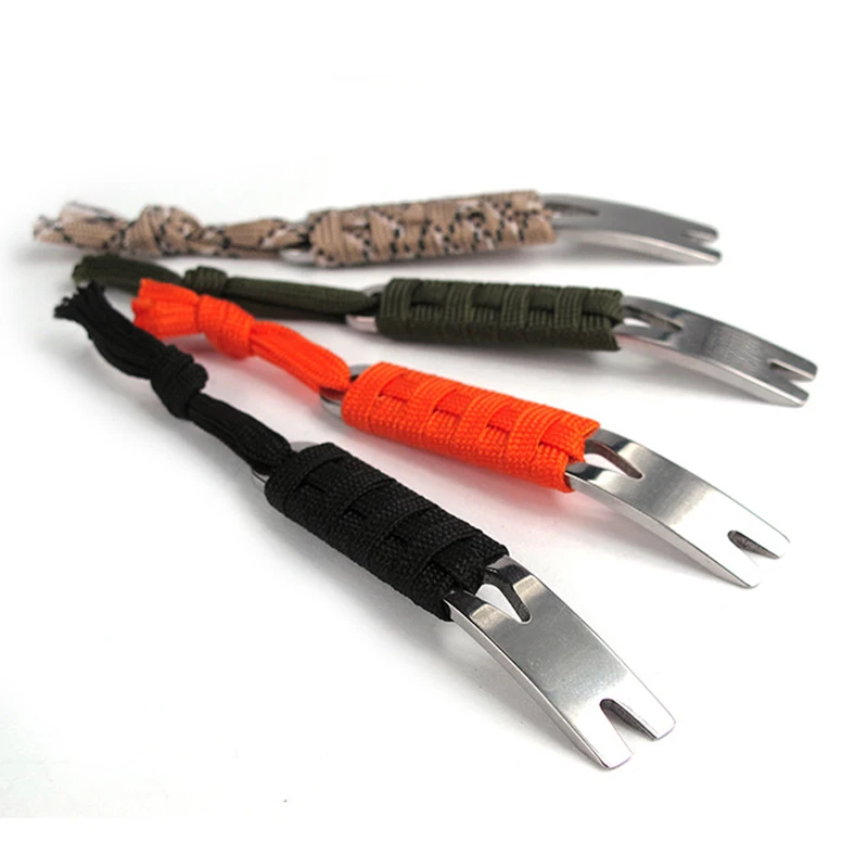 

EDC Multi-function Stainless Steel Crowbar Curve Scraper Outdoor Small Tool