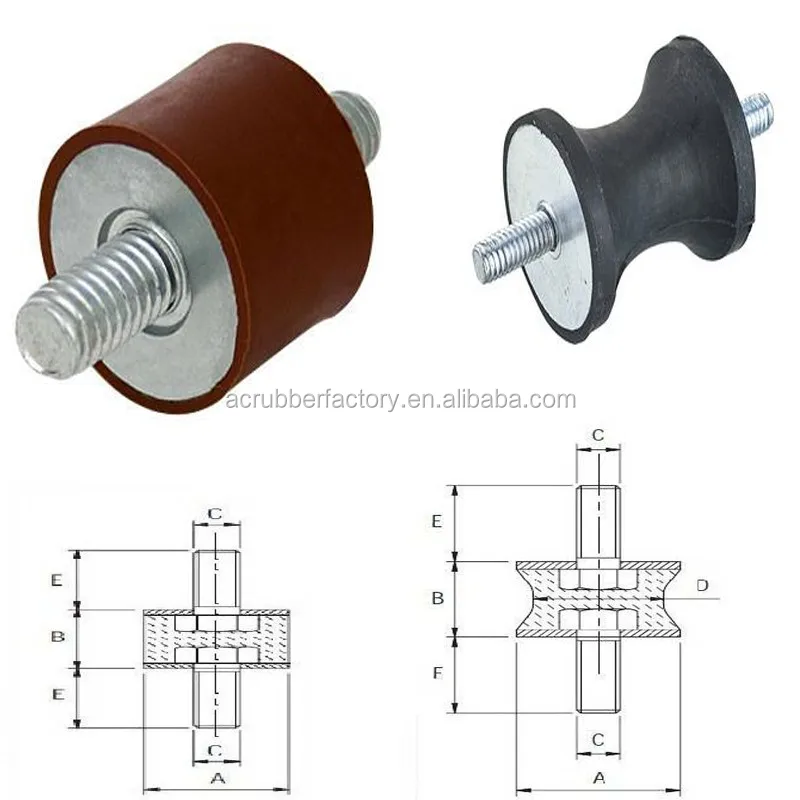 Supporti Antivibranti In Gomma M6 - 4 Pezzi Per Motori Auto, Compressori E Pompe - Foto 11