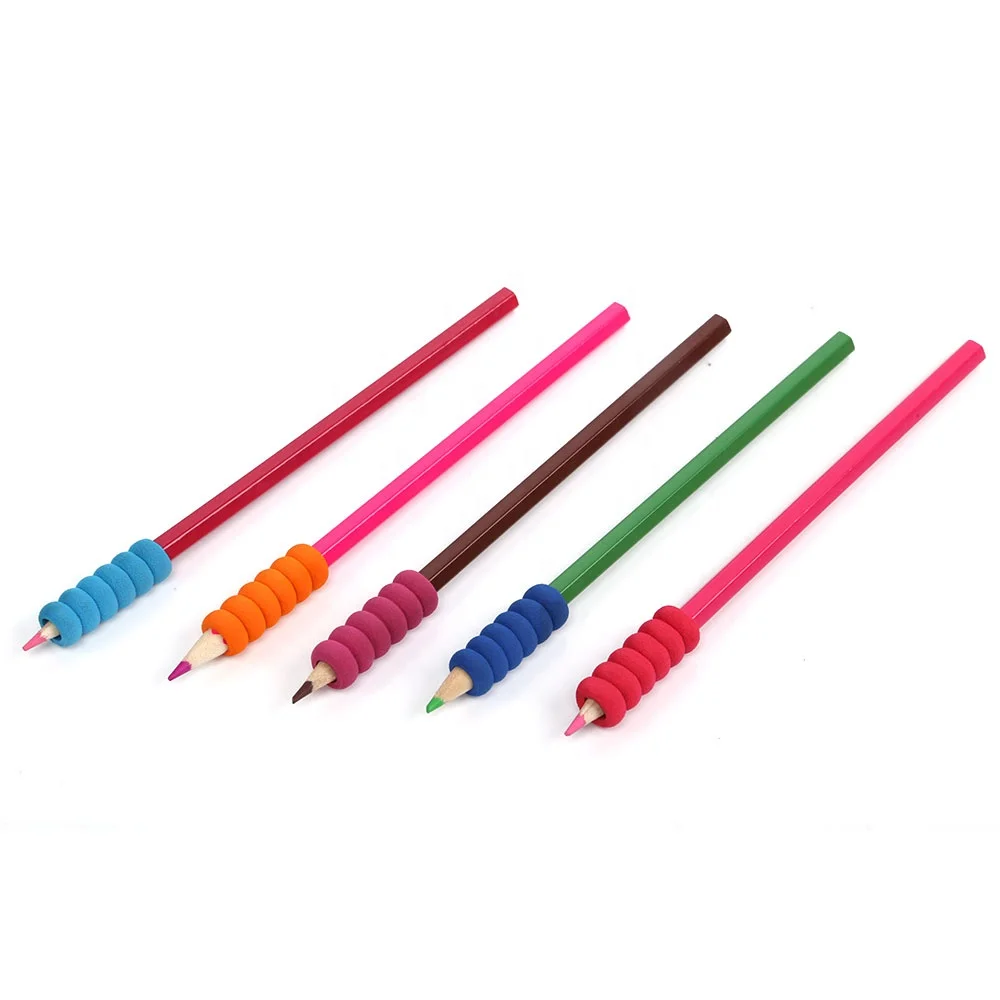 
Wholesale Hot Sales Colorful Pencil Grips, Silicone Grip Pen 