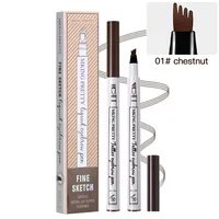 

Private Label Eyebrow Tattoo Pen Micro-Fork Tip Waterproof Cosmetic Art Microblading Eyebrow Pencil