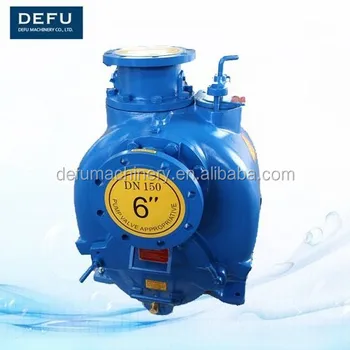 6 inch self priming pump