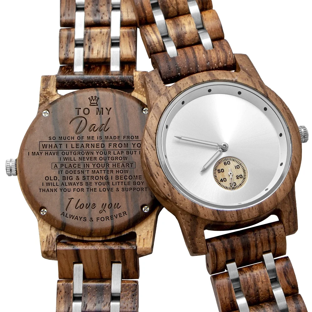 engraved husband watch