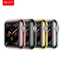 

SIKAI All Around Protective Case For Apple Watch 4 3 2 1 Electroplated Plated Soft Protective Cover With Screen Protector