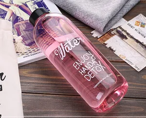 Image of 600ml/1000ml Customized Drinking Glassware, glass water bottle glass beverage bottle
