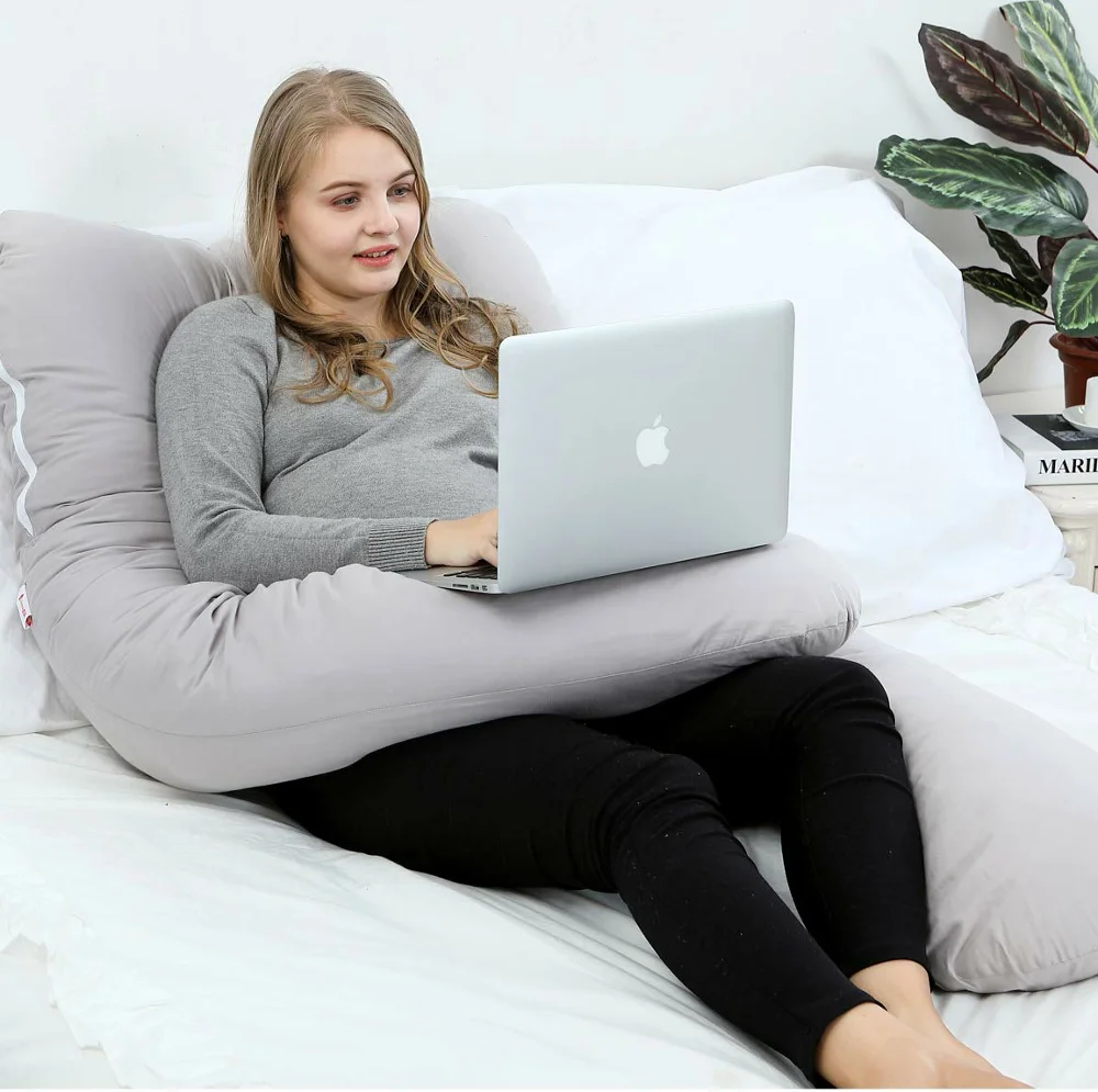 
U shape Pregnancy Full Body Pillow Maternity pregnancy comfort Pillow Nursing and baby Feeding Pillow 
