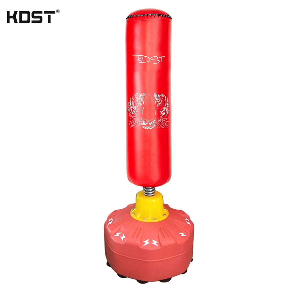 
custom logo high quality free standing workout fitness wholesale kickboxing punching bag from factory 