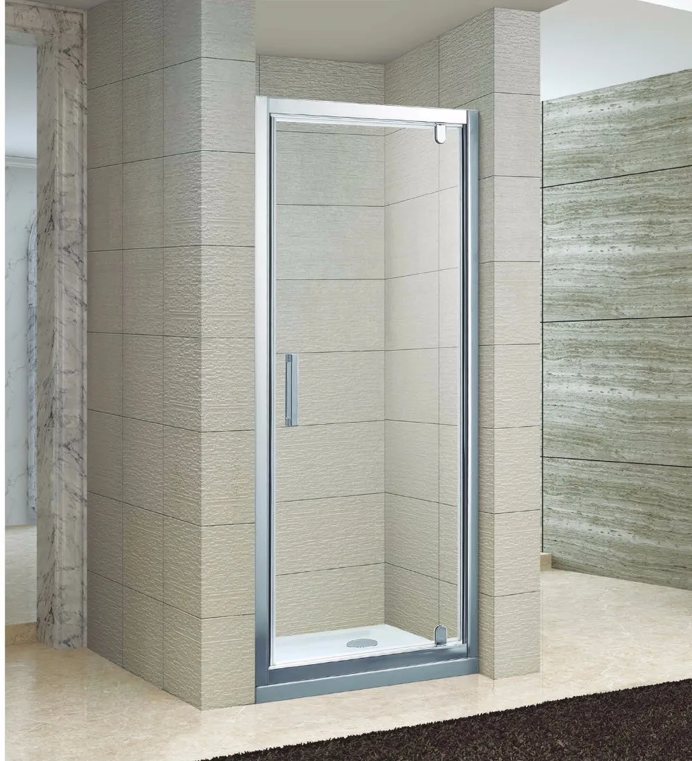 Quality Guarantee Special Design Hotel Used Frameless Shower Door with Glass Sliding Hardware System