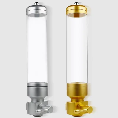 

Dry-Food Dispenser Coffee Bean silos Dispenser Container Stand Tea Leaves Canister Suspension Wall-mounted Sealed Jar, Gold/silver