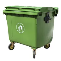 

1100 liter garbage bin corrugated plastic recycle bin made in China