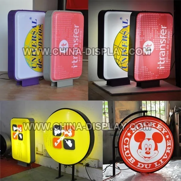 Rotating Led Pub Signs Display Double Side Wall Sign Display - Buy ...