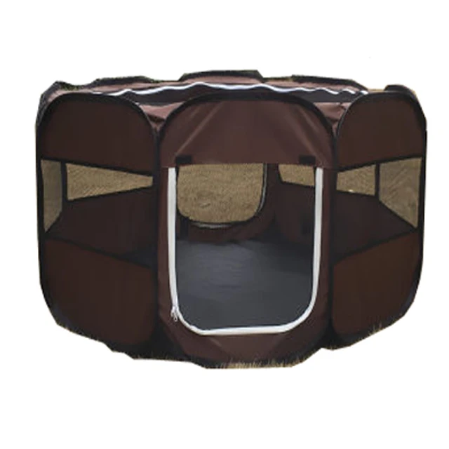 Superior 8-Panel portable luxary  wholesale foldable pet playpen for pet tent