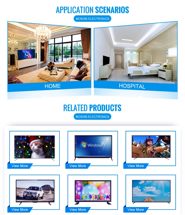 Home 32 39 40 43 50 55 inch LED Television 4K full HD 1080p video android TV