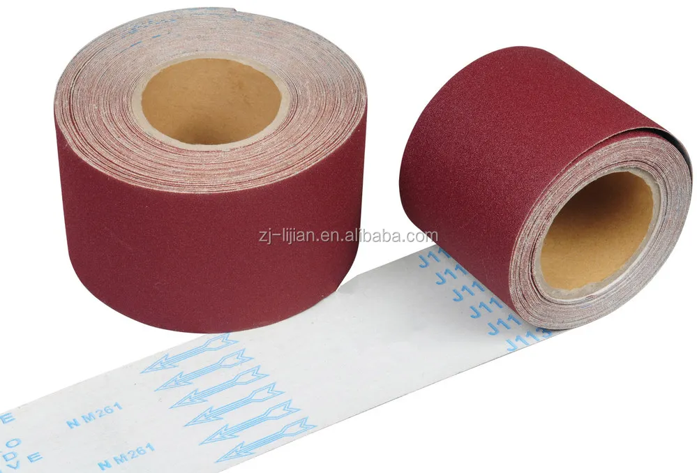 Hand Use High Grade Ja113 Coated Aluminium Oxide Abrasive Cloth Roll Abrasive Sanding Cloth