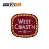 Economical custom personalised badges woven patch for clothing