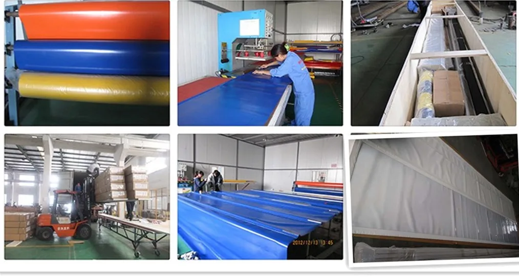 Industrial PVC  high speed roll up door / rapid door within 9 square meters