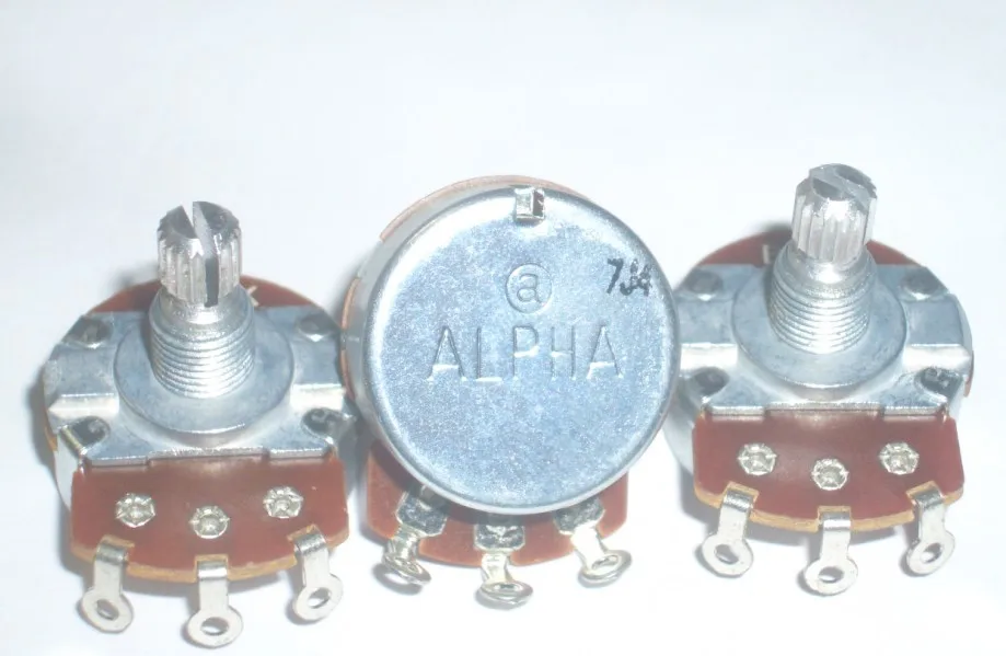 For Alpha 24 Type B25k B250k A500k B1m A1m Guitar Potentiometer - Buy ...