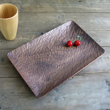 cream wooden tray