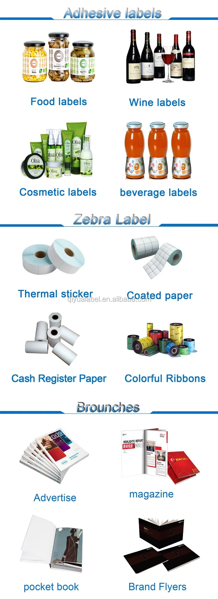 Label printing machine made roll sticker, hot stamping wine bottle sticker with fancy design