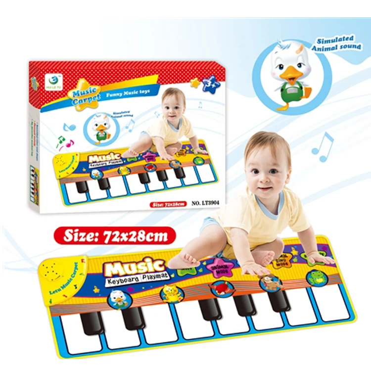 
Kids indoor dancing pad rhythm and beat baby playmat music piano dance mat 