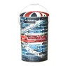Union jack design metal tin bucket bar stool 19'' high bar chair