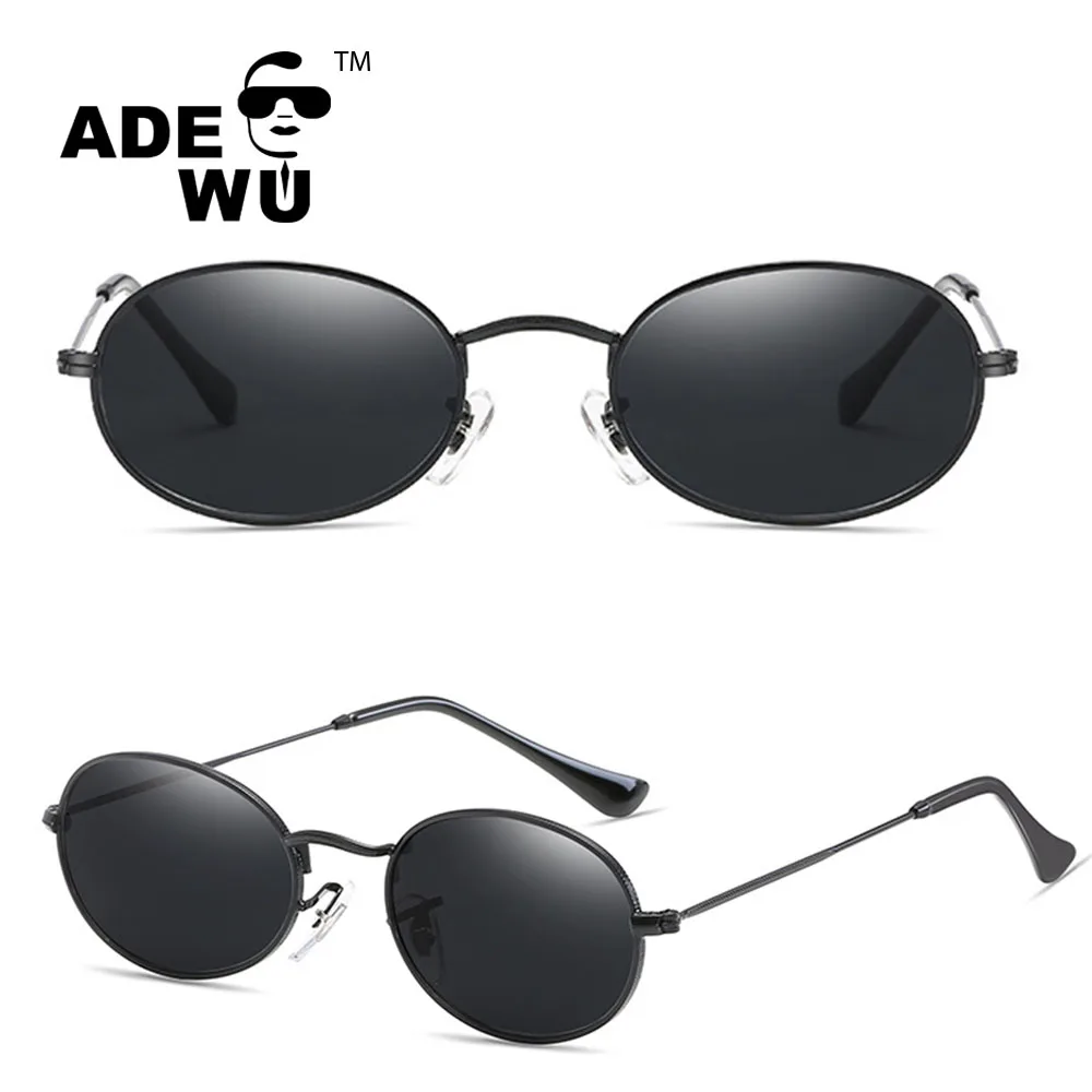 

ADE WU 2017 oval fashion wholesale italy design ce sunglasses custom logo