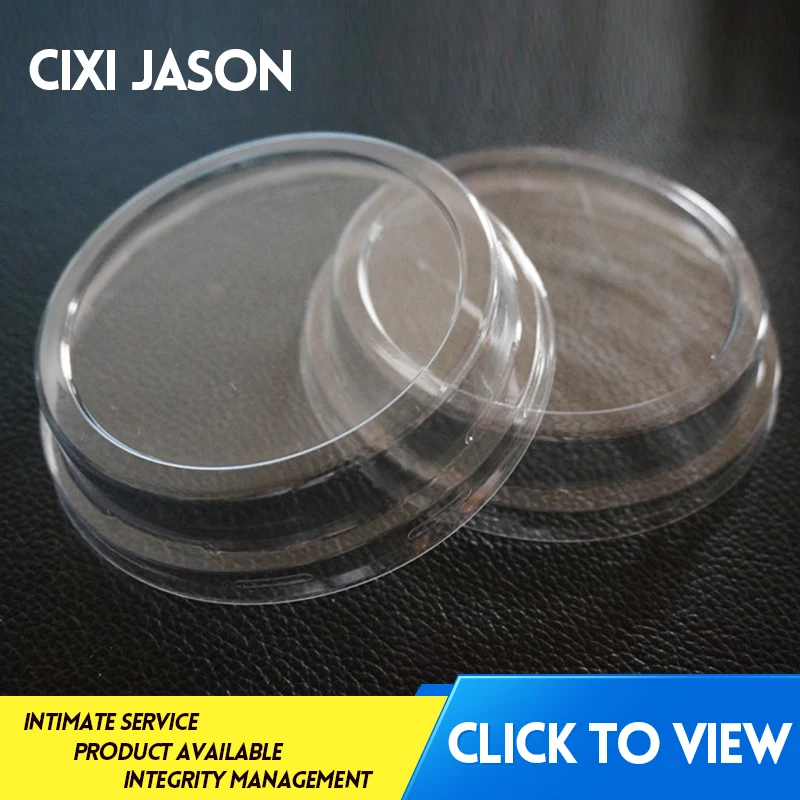 
Wholesale PP Lid Disposable Transparent PET Yogurt Cup Cover 