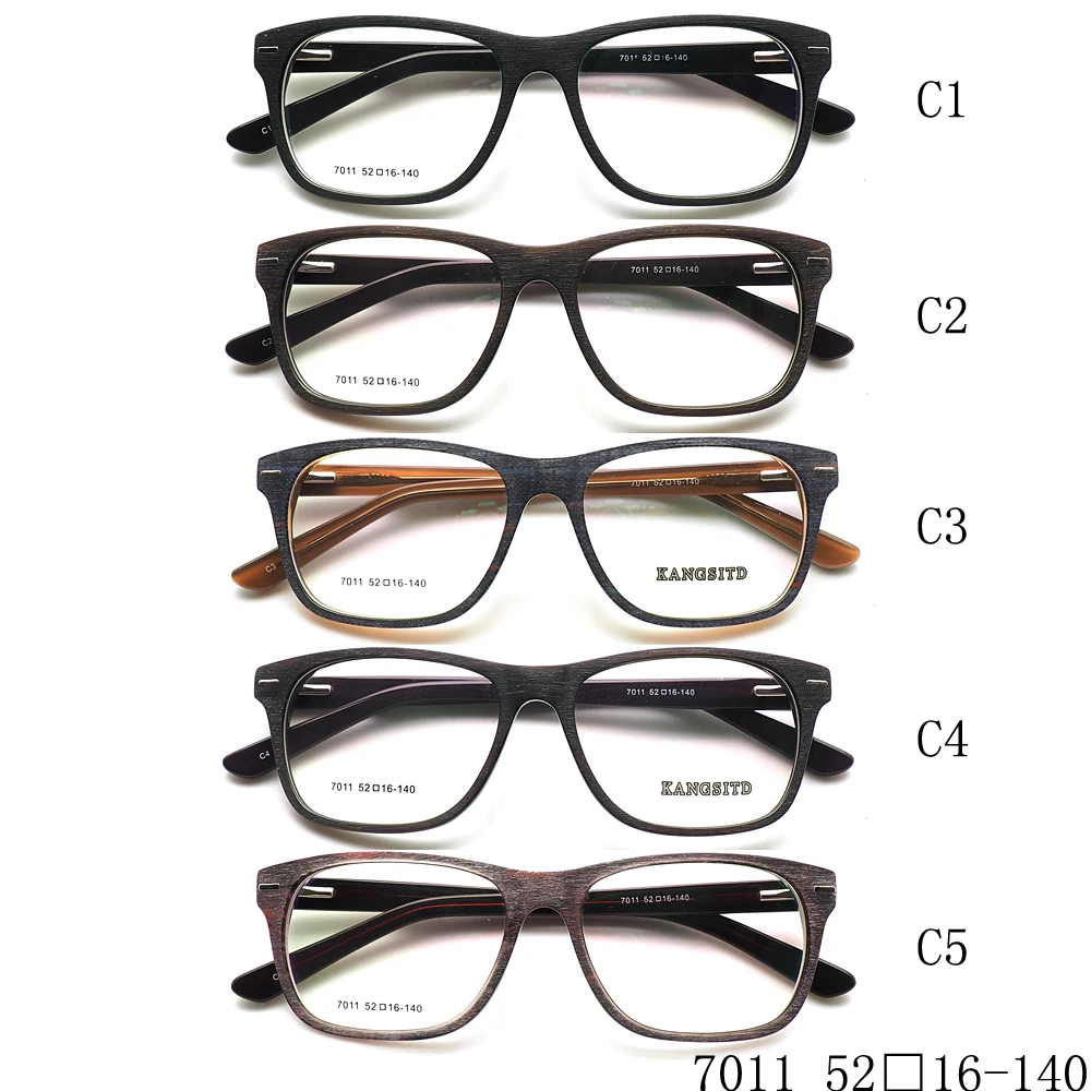 New New High Quality And Cheaper Acetate Eyeglasses Frames Wood Like