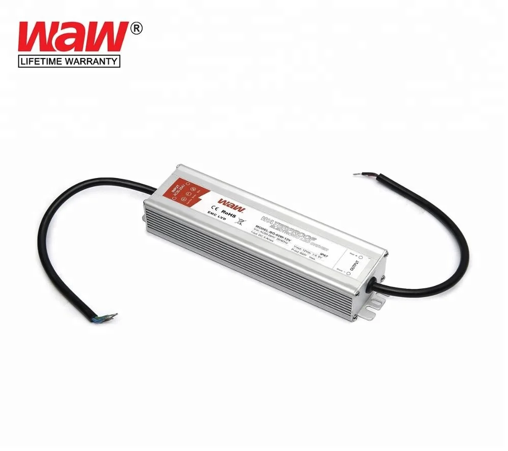 12v 5a 60w waterproof led driver