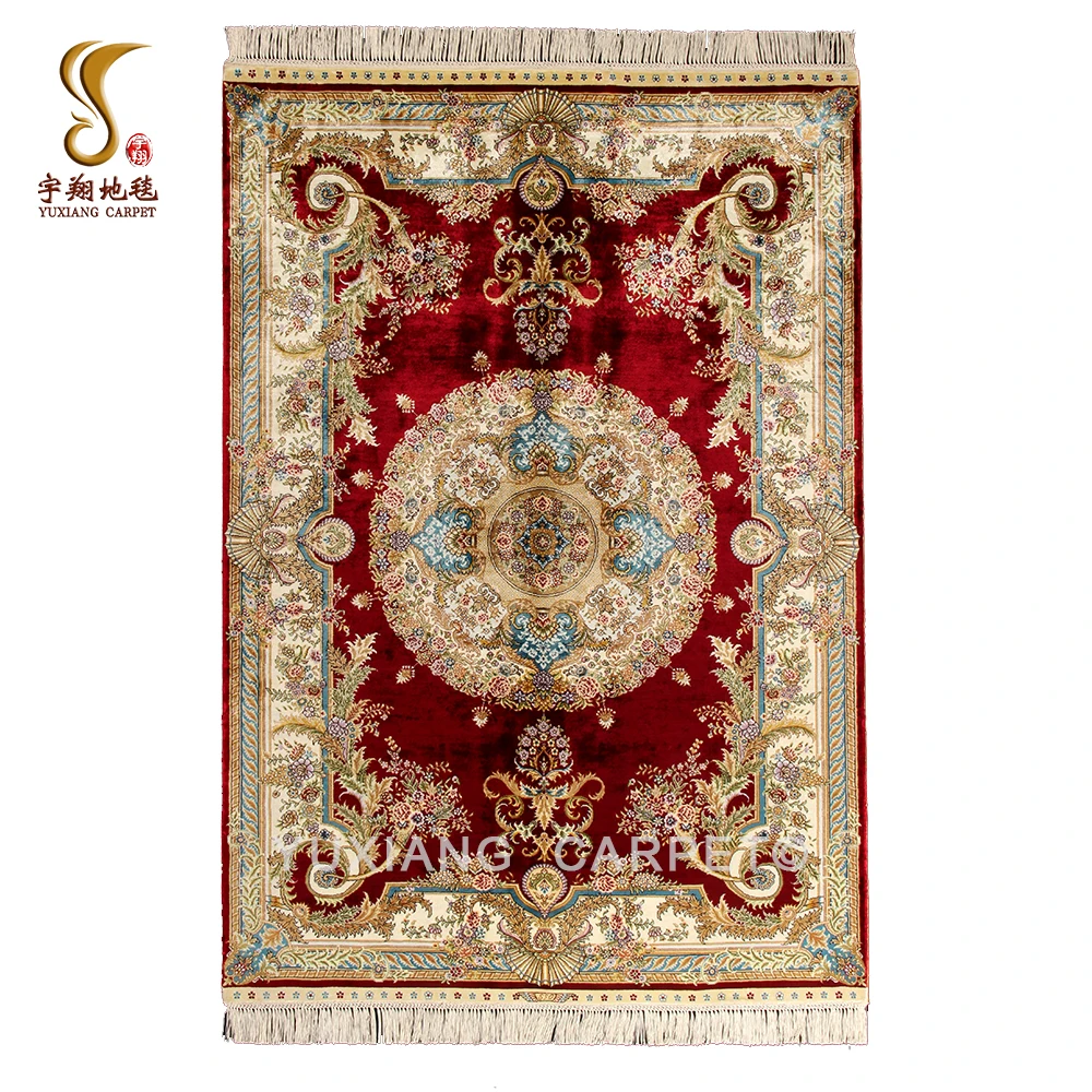 

Palace Villa Decor 4x6 ft Handmade Carpet Turkish Carpet Hand Knotted Persian Silk Rugs