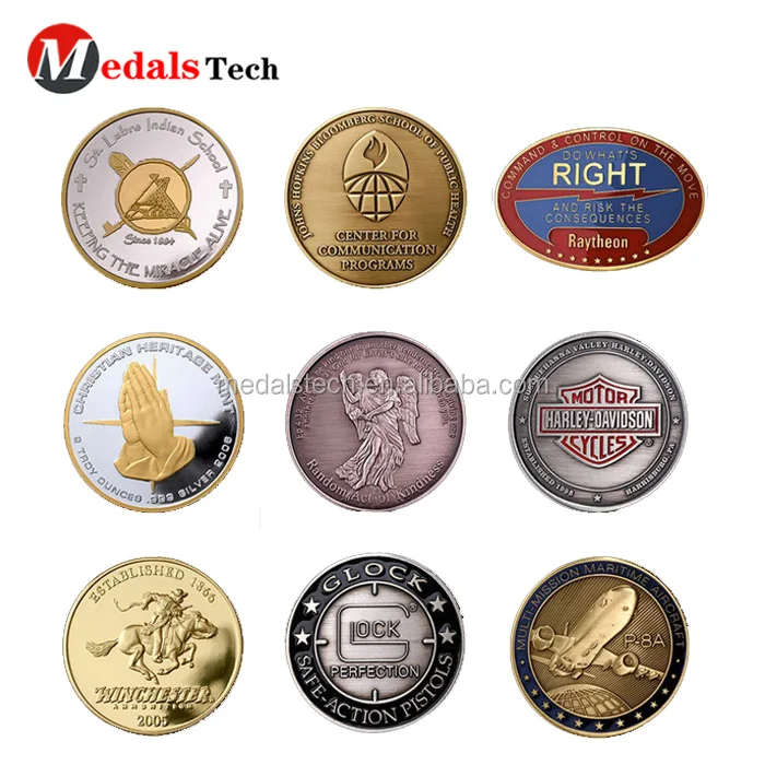 High quality cheap souvenir old gold soccer sport challenge coins