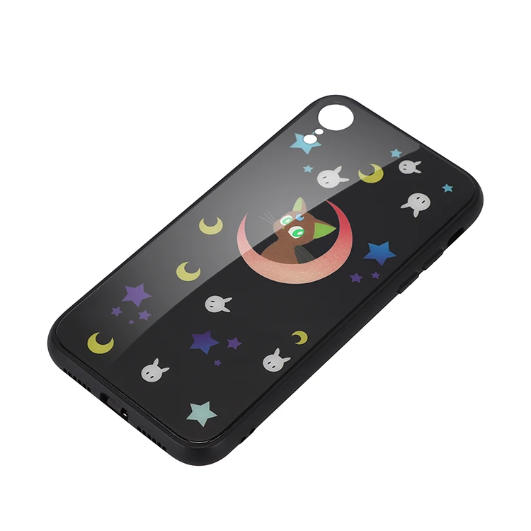 2019 new Unique Design led lighting Illuminated mobile phone tempered glass mobile phone case for iphone xs xs xsmax Iphone X mo