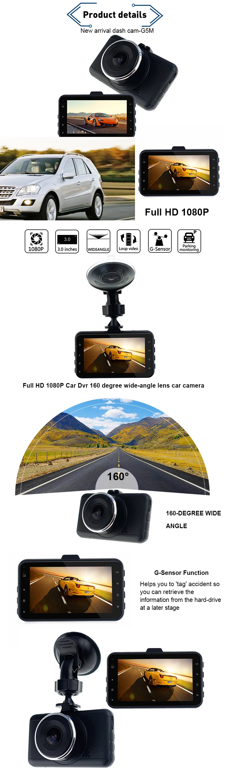 Android mirror car dvr rearview camera system best dash cam gps navigation for bmw x1