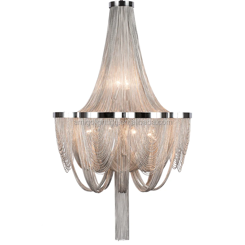 Modern Large Decorative Aluminum Chain Chandelier Buy Chandelier
