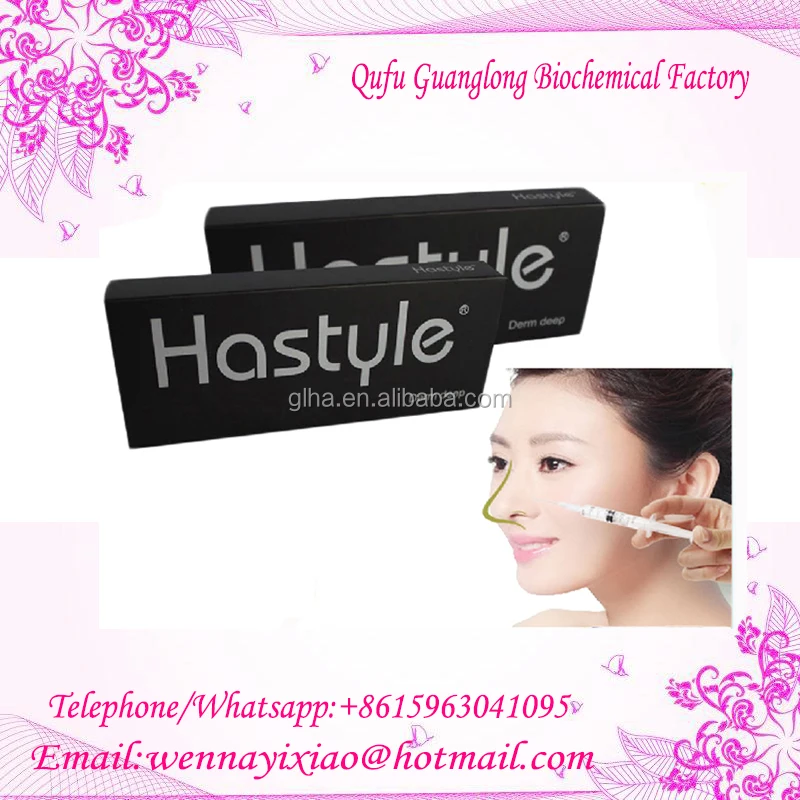 

Derm Deep ha filler Global supply Hyaluronic acid dermal filler used for cosmetic plastic ha filler, Transparent
