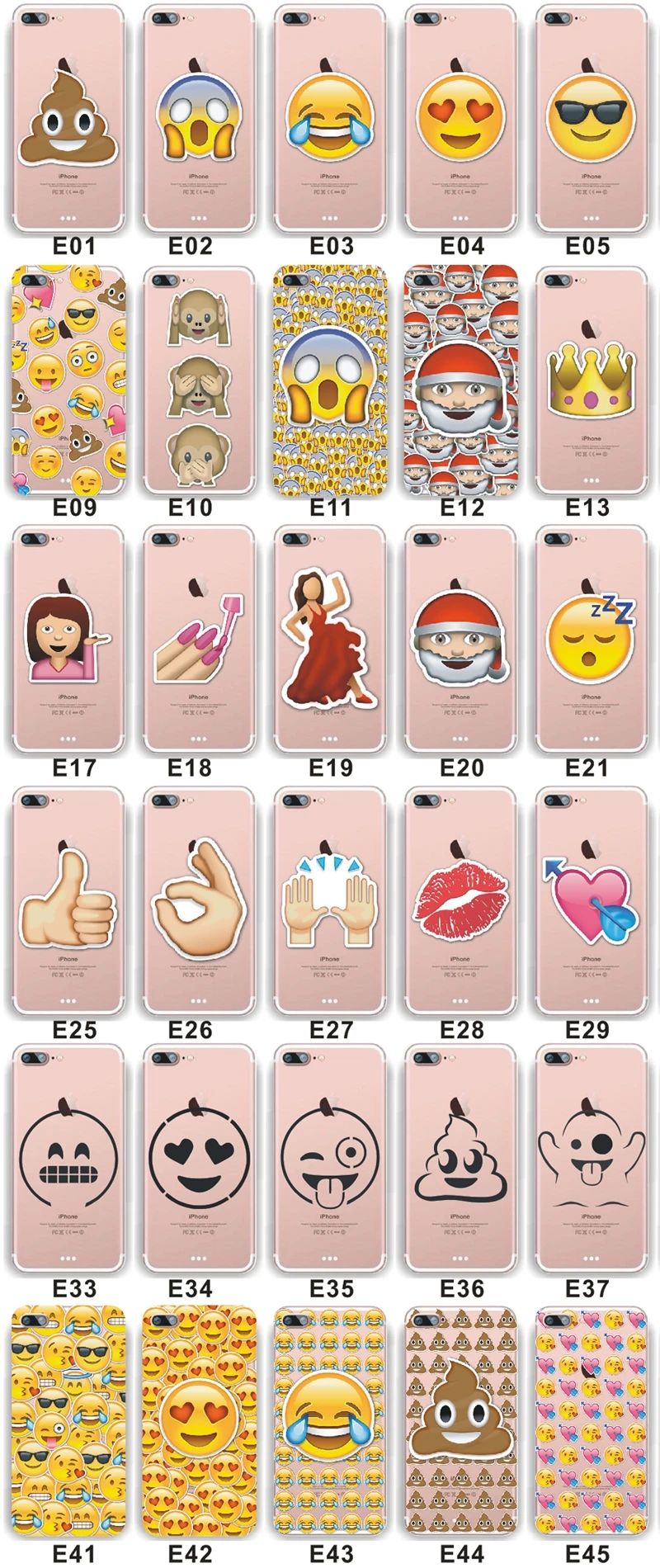 Lucu Lucu Emoji Keyboard Case Coque Untuk Iphone 5 5 S 6 6 S 6 S