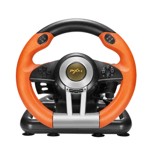 PXN-V3II USB Racing Game Steering Wheel Plug and Play With Dual Motor Vibration