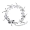 Factory direct sale 925 sterling silver jewelry Bracelet 8 Dragonfly silver jewelry