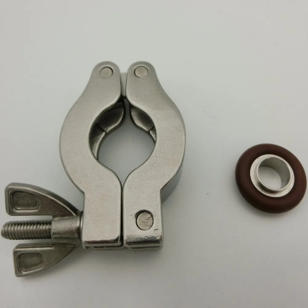 304 Stainless Steel Kf10 16 25 40 Flange Quick Claw Clamp For Vacuum