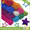 DIY 6MM Glitter Chenille Stems Pipe Cleaners DIY Hand craft Materials For Creative Kids Toys