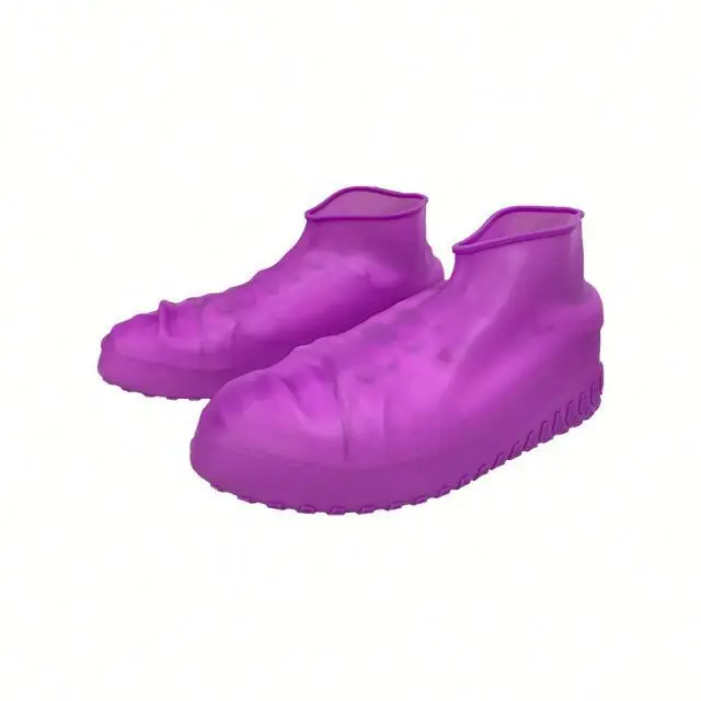 

Custom Reusable anti slip silicone rubber rain shoes galoshes overshoes PVC material waterproof overshoes for walking, White, black, blue, green, red, orange, purple, customized.