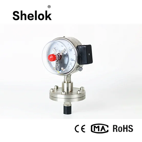 China best manometer oil pressure gauge with alarm