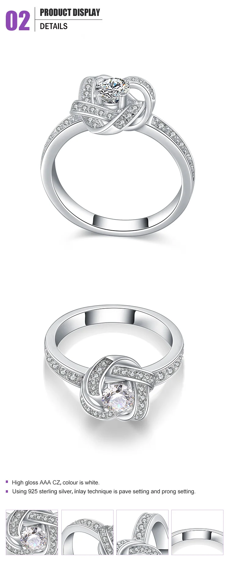 Fancy Gold Wedding Ring Set, Wedding Ring Gold 18K, 18K White Gold Ring Jewelry Women Wedding